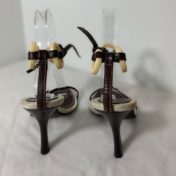 Colin Stuart pointy toe high heels sandals size 7.5 - Picture 3 of 4